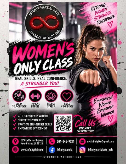 Woman's Only - Martial arts program for 16+